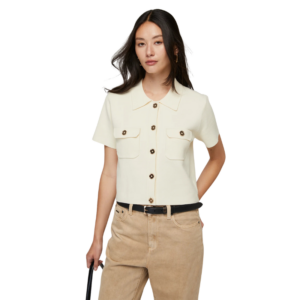 เสื้อเชิ้ตแขนสั้นมีกระเป๋า